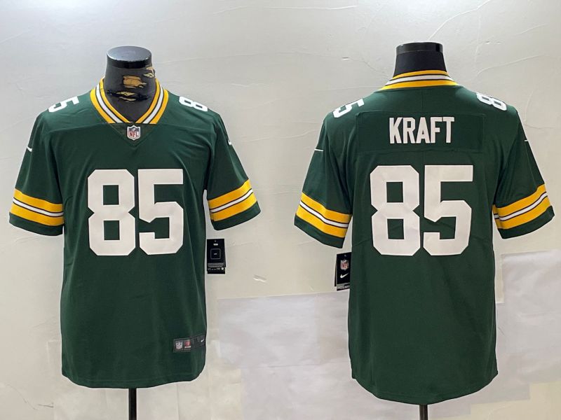Men Green Bay Packers #85 Kraft Green 2024 Nike Vapor Limited NFL Jersey->buffalo bills->NFL Jersey